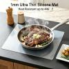 Extra Large Silicone Mat, 37x 72Non-Slip Heat Resistant Pads, Thicken Kitchen Countertop Protector Cover, Cuttable Waterproof Protector Sheets for Kitchen Counter or Crafts (Semitransparent) view 3