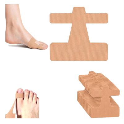 Elastic Breathable Latex-Free Elastic Bunion Relief Sticker for Big Toe Alignment,Upgrade Pre-Cut Bunion Corrector Kinesiology Tape for Men & Women. (Skin Color, 60 Pcs)
