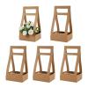 Xuanqiu valentines flower boxes 50Pcs Kraft Paper Flower Box Portable Rose Bouquet Basket Home Decor Wedding Arrangement Birthday Party Gift Packaging view 1