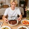 Stretchy Foil Food Covers 30 Pieces Reusable Heat-Resistant view 2