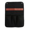 4pcs Beach Chair Organizer Multiple Pockets Hanging Bag Multifunctional Canvas Storage Camping(Beige) view 2