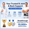 Tovrinala SI Belt for Men & WomenBack Brace for Men Lower Back, Sciatica Belt, Sacroiliac Hip Band, Sciatic Pelvic Pain Relief - Plus view 3