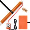 Integrated Design PVC Heat Blanket 2" to 3",5 Year Warrnaty,Heat from 195 for 3 Min to Bend,Newly Added Overheat Protection and Temperature Control,Made Silicone,Longer Service Life,120V/200W view 1