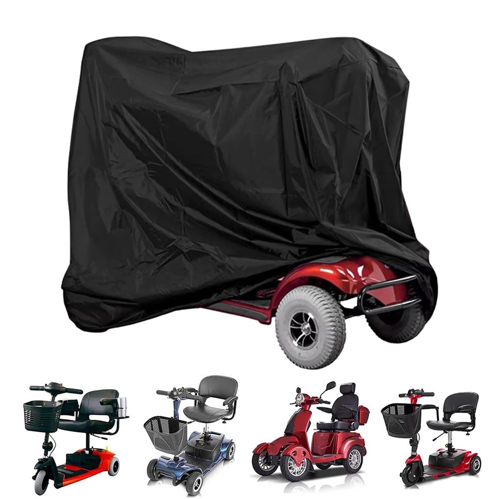 BIANTENIU Mobility Scooter Cover, for Golden Technologies Buzzaround Ex Gb148, Oxford Fabric Outdoor Cover with Windproof Buckle, All-Weather Protective Cover