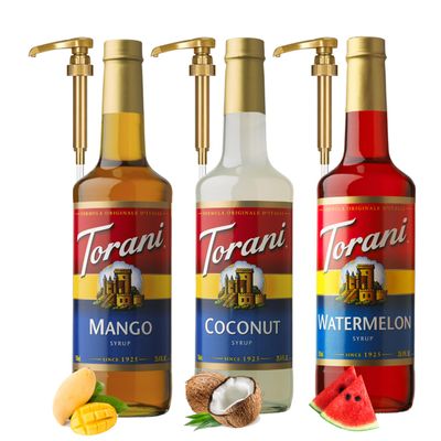 Torani Coconut, Mango & Watermelon | Dirty Soda Syrup 3-Pack