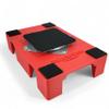 Revolving Two Deck Playing Card Tray for 1-2 Decks: Made in USA (Red) view 2
