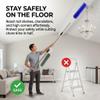90 Flexible Ceiling & Fan Dust Magnet, 3Pack Multipurpose Dust Removal Brush, Bendable Microfiber Head, Reusable Dust Remover, Washable Ac Vent Cleaning Brush for Fans&Curtain (Blue) view 4