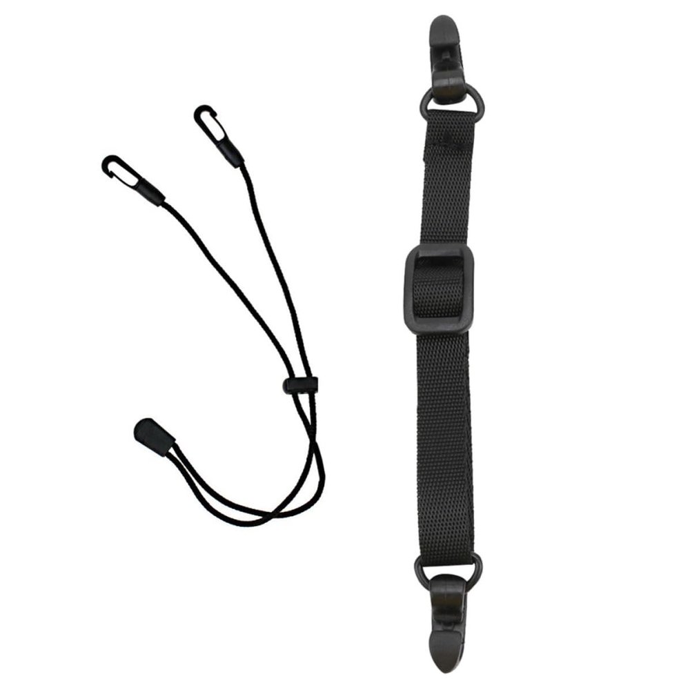 SOESFOUFU 2pcs Black Plastic Mask Strap Extenders with Anti-Slip Ear Hooks Adjustable Face Mask Ear Rope Buckles for Comfortable Fit