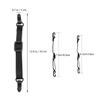 SOESFOUFU 2pcs Black Plastic Mask Strap Extenders with Anti-Slip Ear Hooks Adjustable Face Mask Ear Rope Buckles for Comfortable Fit view 2