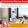 Adjustable Window Security Bars - No Drill Temporary Guard Rod for Basement, Shower & Bedroom - Aluminum Safety Pole for Kids & Home Protection,White,33"/838mm view 2