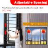 Adjustable Window Security Bars - No Drill Temporary Guard Rod for Basement, Shower & Bedroom - Aluminum Safety Pole for Kids & Home Protection,White,33"/838mm view 3