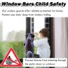 Adjustable Window Security Bars - Childproof Safety Guardrail for Enhanced Hotel, Hospital, and School Protection - Durable & Easy Installation,9 Pcs,57cm/22.4in view 2