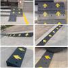 ZGLINMZ Rubber Ramp for Driveways, Wheelchairs, and Loading Bays, Durable and Versatile Threshold Solution view 3
