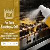 TERFISE Heavy Duty BBQ Grill Cleaner & Degreaser - Fast-Acting Formula Melts Burnt Food and Grease for Outdoor Grills, Ovens, Grates, and Air Fryers (2 pcs) view 3