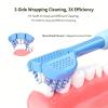 Emoyi Cartoon 3 Packs Soft Hair Toothbrush 3-Sides Toothbrushes C Shape for 3-12 Years,Children Teeth Care and Gum Care view 3
