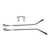 HYUETCX 1 Pair 1-Hole Rimless Glasses Repair Parts Kit, Grey, view 1