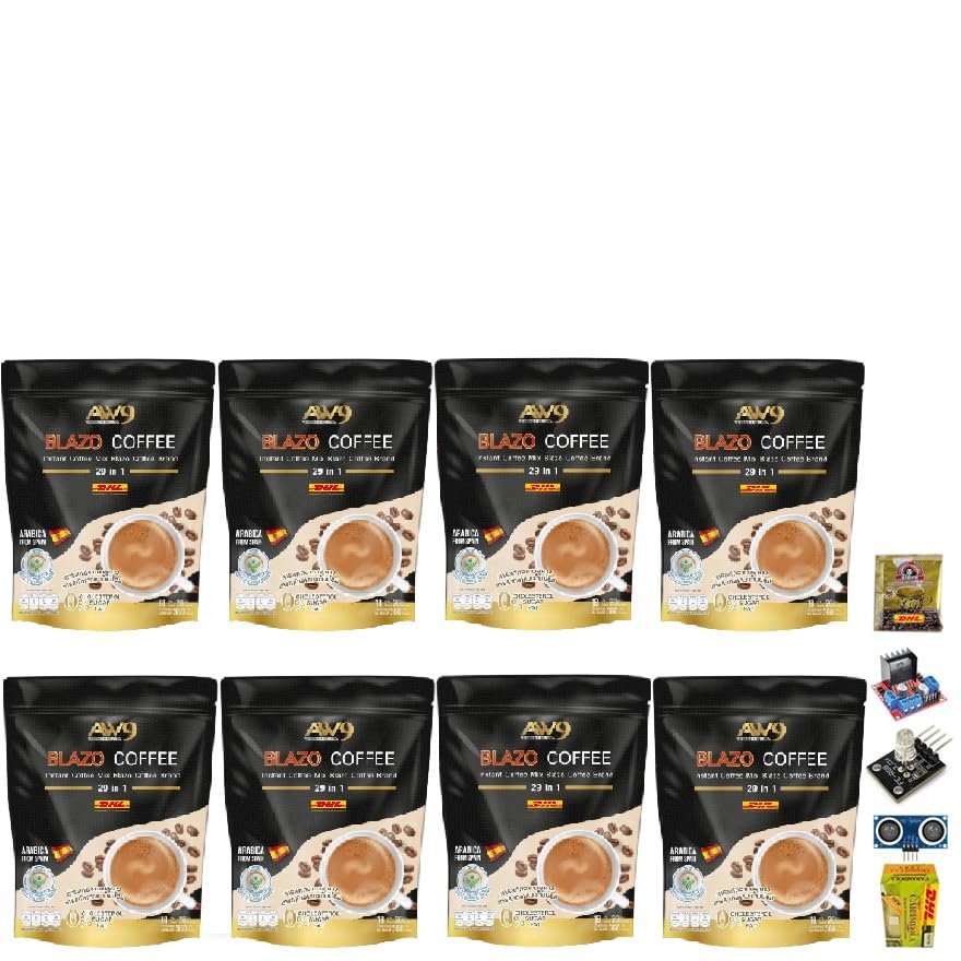 BlazoCoffeeMix Coffee Roasted Snack 29in1 Arabica 360g Set 8