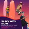 VIBES Sour Blue Raspberry Boost - Healthy Gluten-Free & Vegan Fruit Chews - Fruit Snacks for Kids, Teens, & Adults - High Fiber - non-gmo - 2g Sugar - 6 Pouches of 18 Fruit Gummies in Each Box view 4