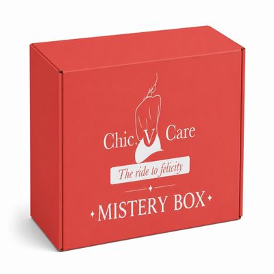 ChicVCare Mystery Box for Women 7-8 Surprise Self-Care Essentials, Premium Feminine Care Collection, Value Up to $180, Gift Box Experience