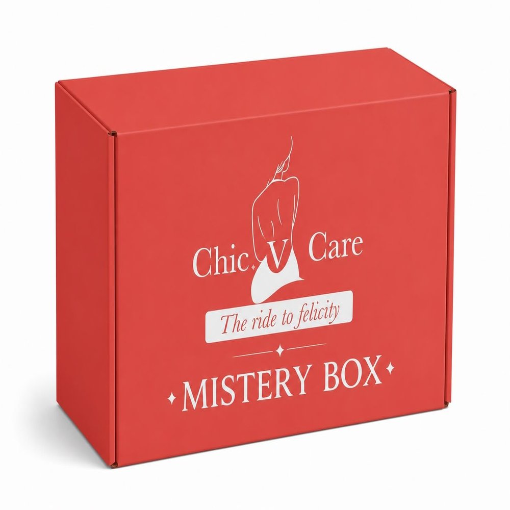 ChicVCare Mystery Box for Women 7-8 Surprise Self-Care Essentials, Premium Feminine Care Collection, Value Up to $180, Gift Box Experience