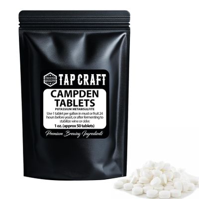 Campden Tablets, 50 Count, Potassium Metabisulfite