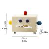 Home Decor Cute Puppet Tissue Box Large-Caliber Living Room Desktop Ornaments Napkin Storage Holder Tissue Box(Black) view 2