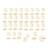 GLOGLOW 30 Gold Baseball Cap Shaped Table Number Holders 50mm Stainless Steel Card Holders with Shiny Metallic Finish for Wedding Birthday Party Decorations view 2