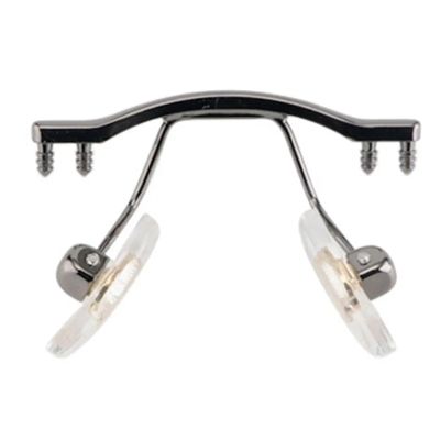 Metal Universal Replacement Glasses Nose Pad Repair Tool Eyewear Accessories Nose Pad Holder(Silver Grey)