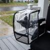 Operitacx Clear Mobility Scooter Control Panel Cover - Electric Wheelchair Joystick Rain Shield - Ventilated Protective Cap in Wet Or Humid Weather Conditions view 4