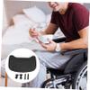 Removable Wheelchair Tray Table Wheelchair Lap Tray with 2 Cup Holders for Adult Elderly Eating Reading Resting(Black) view 2