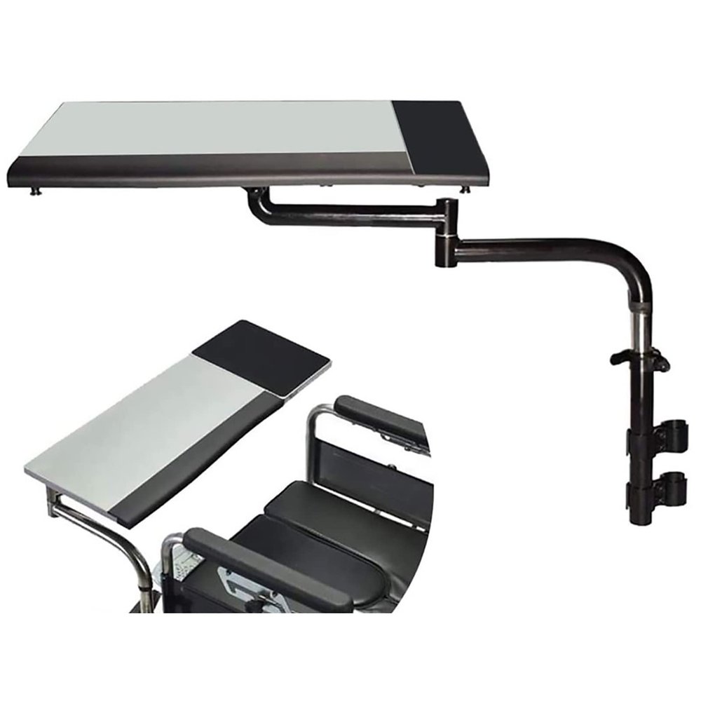 Adjustable Wheelchair Desk with Cup Holder - Ideal Universal Tray for Elderly and Disabled, Portable & Height-Adjustable - Perfect Aid for Easy Access and Convenience