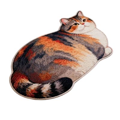 JINPIAOPIAO 3D Cats Bathroom Door Mat Fast Drying Absorbent Nonslip Floor Mat for Bathroom Kitchen Entryway Home Decors