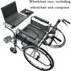 Wheelchair Lap Tray Increase Mobility and Independence | Work Table for Eating, Reading, Writing, and More | Compatible with Adult Wheelchair Tray view 2