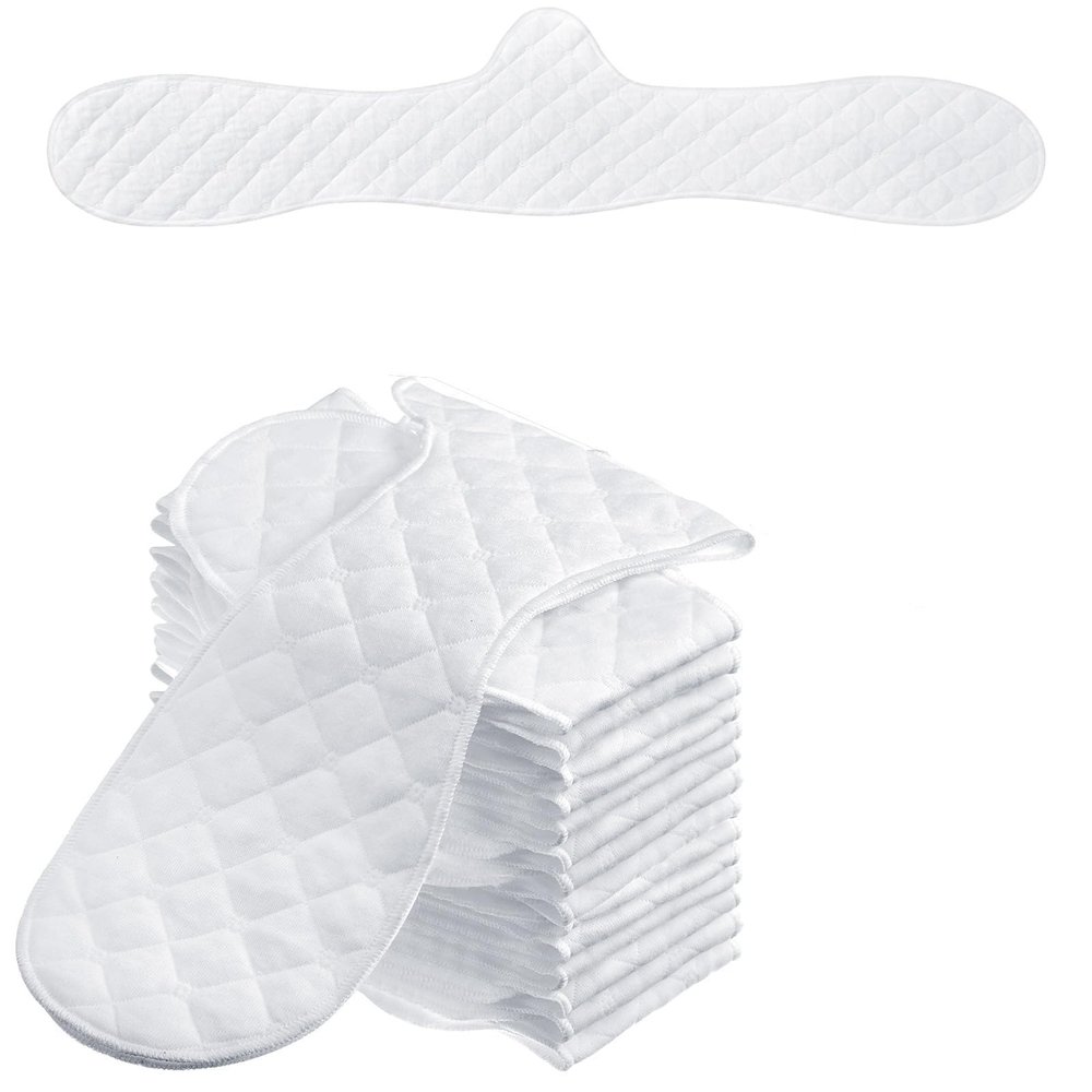10Pack Boob Bra Towel for Breast Towel Sling Bra Liners for Women 3 Layer Reusable Underboob Sweat Absorber (5PCS,White)