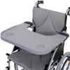 Wheelchair Lap Tray Table Detachable with 2 Cup Holders for Rest Home The Disabled Fits Wheelchair Arms of 16inch - 20inch view 1
