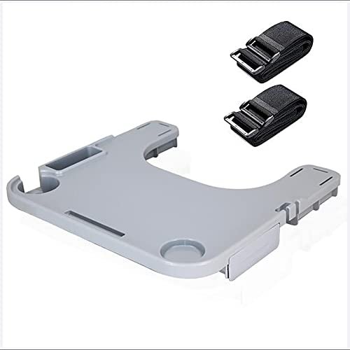 Detachable Wheelchair Tray Table with Dual Cup Holders, Sturdy and Removable Lap Tray for Enhanced Comfort in Nursing Homes and Mobility Assistance
