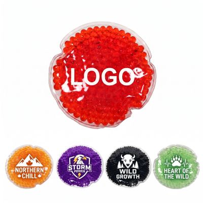 150 Pcs Custom Round Gel Bead Ice Pack Bulk Reusable Hot Cold Compress