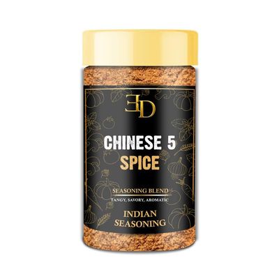 EDZZEL Chinese 5 Spice Seasoning | Aromatic Five Spice Blend for Stir Fry, Roasted Vegetables, Marinades & Everyday Cooking