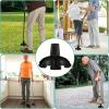 3/4 inch (About 1.9cm) Heavy-Duty self-Supporting Rubber Cane tip Cane Support with 6 Rubber feet, Suitable for Walking Sticks, Walking Sticks and Folding Walking Sticks. view 3