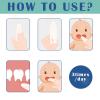 KASSDDF Infant Mouth Massager Nonwoven Finger Sleeves Toothbrush Soft Tongue Essential for Newborns to 2 Year Olds Post Feeding Tongue Care view 4