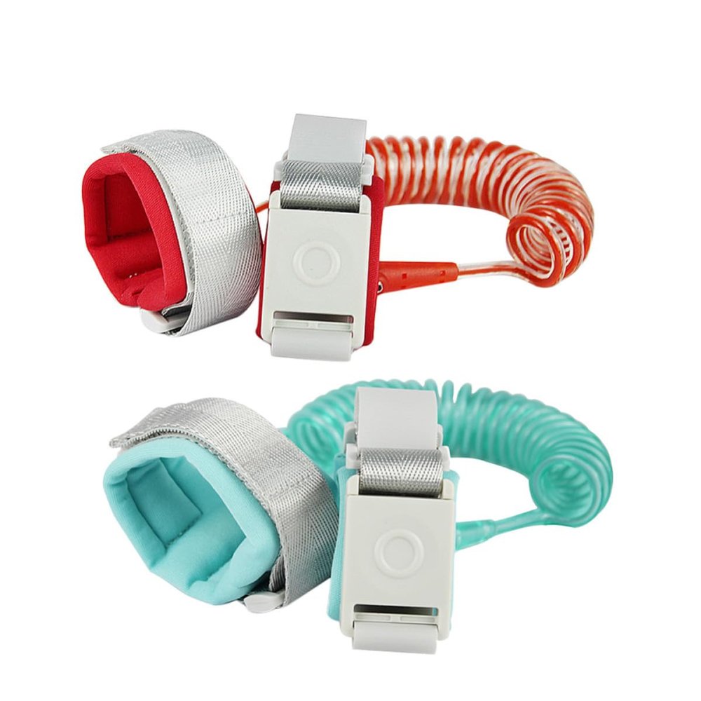 Toddmomy Outdoor Anti-Lost Rope Wrist Band Strap, Freely Adjustable Pu and Cotton Material Safety Traction Rope, Increases Safety for Parks and Malls
