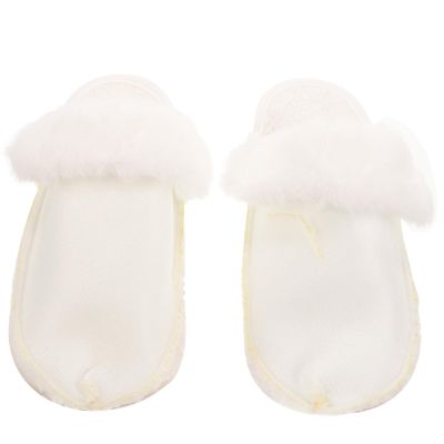 GLEAVI 1 Pair Winter Plush Shoe Inserts Warm Slippers Inserts Lightweight Plush Clog Liners Superior Warmth for Cold Weather Size 40-41