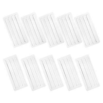 MAGICLULU 10 Pieces Silicone Heel Cushion Inserts with Self-Adhesive Strip Design for Foot and Sandals Anti-Slip Heel Protector Pads and Provide Discreet Comfort for Occasions