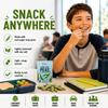 Freeze-Dried Sugar Snap Peas (10 Snack Pouches) Garden-Fresh Crunch with Sea Salt | Real Sugar Snap Peas, Non-GMO | Healthy On-the-Go Snack | Wise Harvest view 3