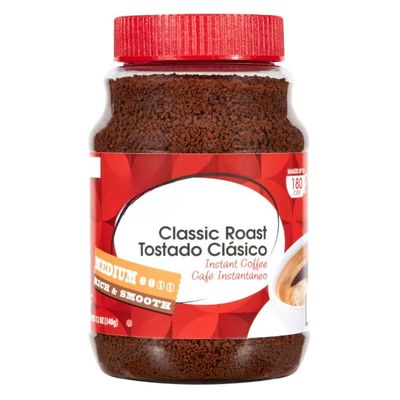 Classic Medium Roast Instant Coffee, 12 oz