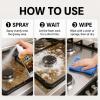 Qiieoev 2026 New Greasekiller Spray Grill Cleaner 4.05OZ, Kitchen Degreaser Spray for BBQ Grates, Ovens, Stovetops, Range Hoods, Stainless Steel, Heavy-Duty Grease Remover (3 PCS, 1.75 OZ) view 3
