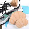 DECHOUS 2 Pairs Sports Shoes Heel Pads Beige Abrasion-Proof Thickened Heel Cushion Pigskin and Sponge Material Comfortable Touch and Easy to Remove for Many People view 4