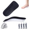 Orthopedic High Pads 0.6/1.0/1.4 - Height Increasing Insoles with Arch Support, Memory Foam Comfort for All Day Wear, Shock Absorbing Heel Lift Inserts for Men and Women(Black 1.0 Inch) view 1