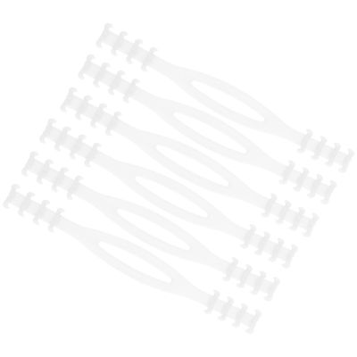 HOMSFOU Silicone Mask Extension Straps Ensures Good Seal Comfortable Fit 6pcs Adjustable with Four Gears Elastic Mask Ear Rope Buckles for Men and Women