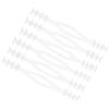 HOMSFOU Silicone Mask Extension Straps Ensures Good Seal Comfortable Fit 6pcs Adjustable with Four Gears Elastic Mask Ear Rope Buckles for Men and Women view 1
